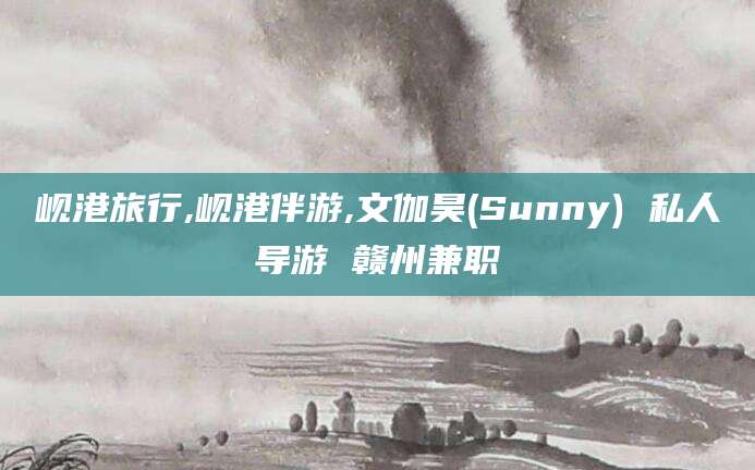 韩城岘港旅行,岘港伴游,文伽昊(Sunny) 私人导游 赣州兼职